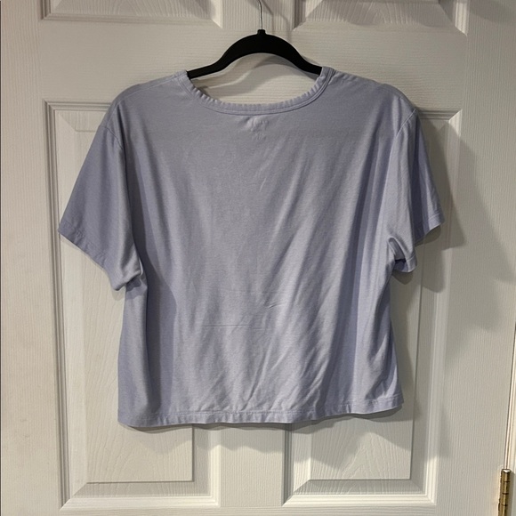 3 Old Navy Women's Cropped Short Sleeve Tees - Gray, Lavender, Green - Picture 9 of 13
